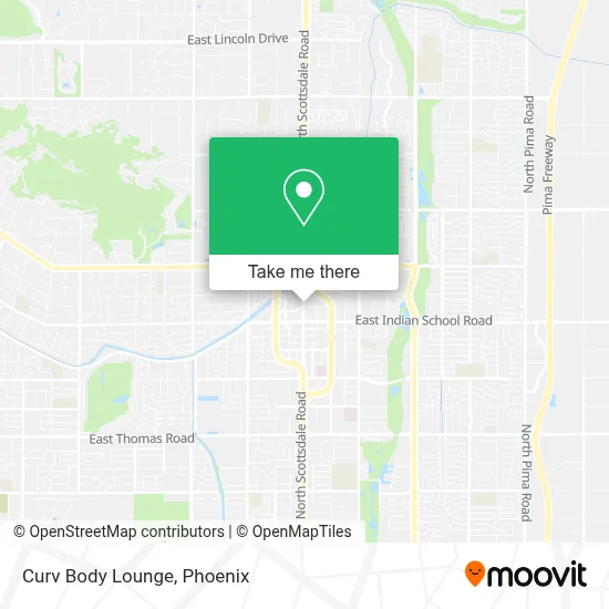 Curv Body Lounge map