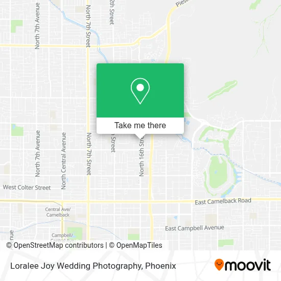Loralee Joy Wedding Photography map