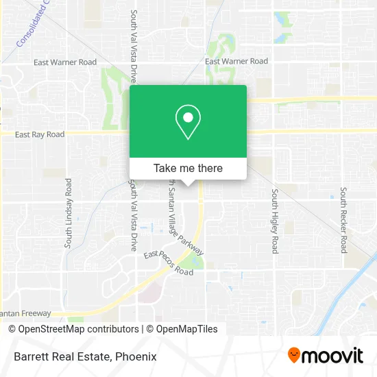 Barrett Real Estate map