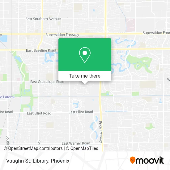 Vaughn St. Library map