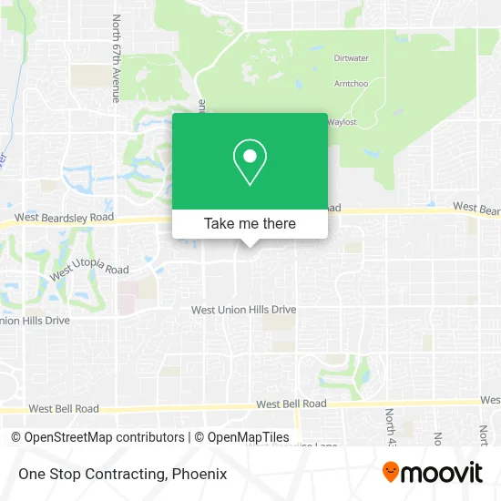 One Stop Contracting map