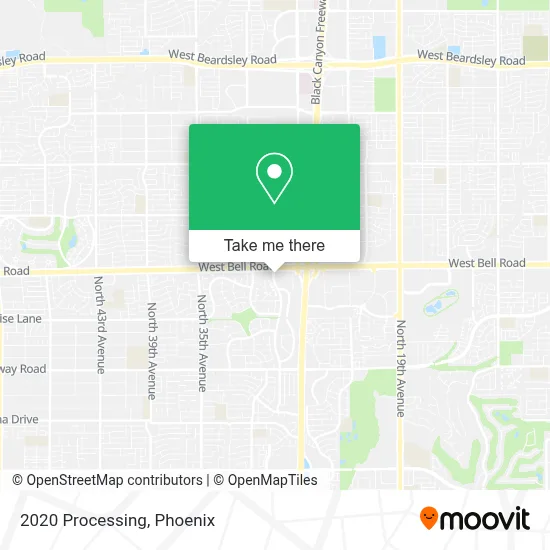 2020 Processing map