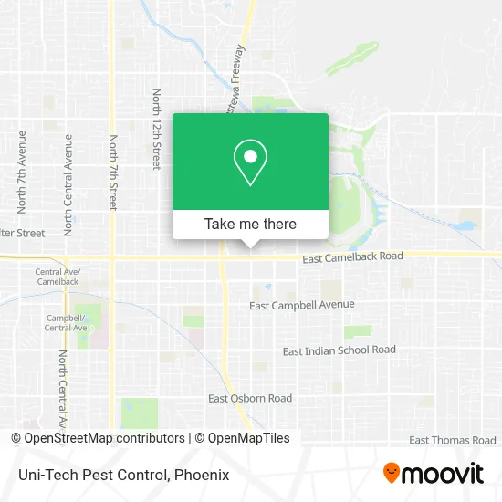 Uni-Tech Pest Control map