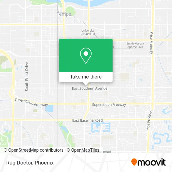 Rug Doctor map