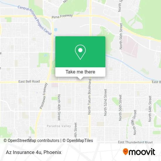 Az Insurance 4u map