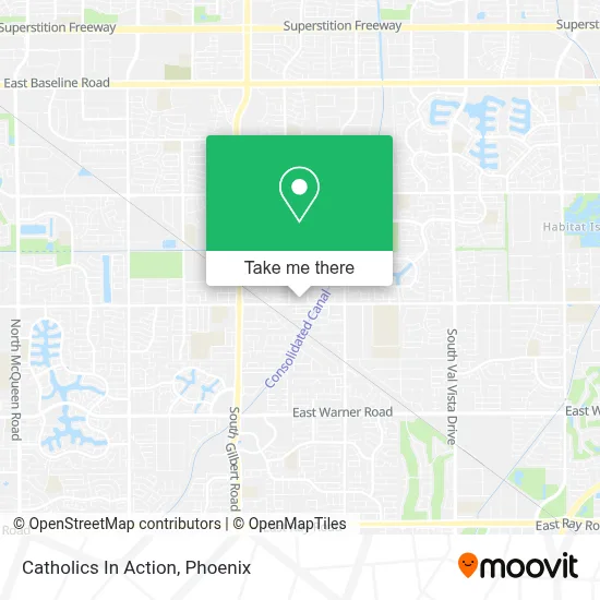 Catholics In Action map