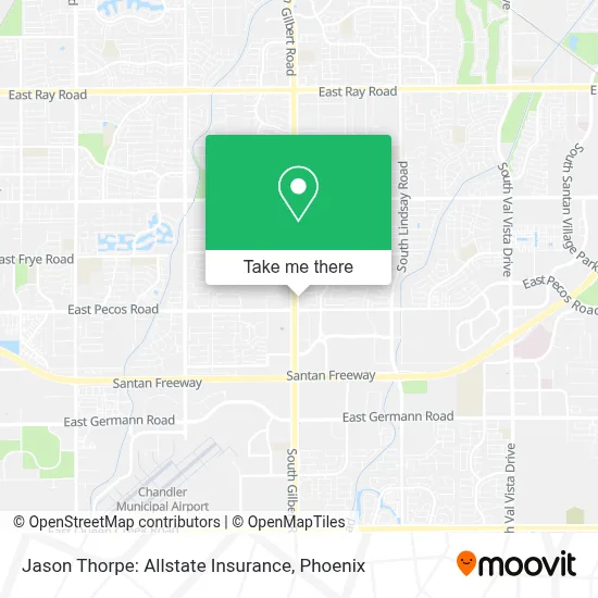 Jason Thorpe: Allstate Insurance map