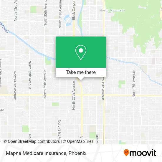 Mapna Medicare Insurance map