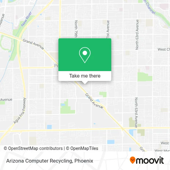 Arizona Computer Recycling map