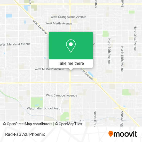 Rad-Fab Az map