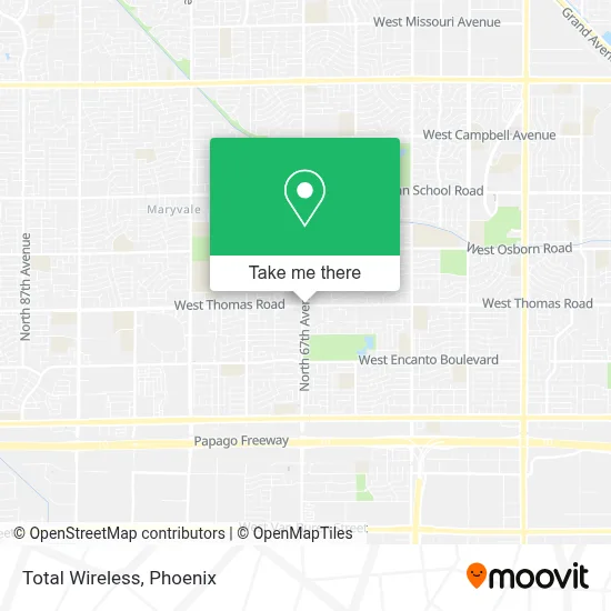 Total Wireless map