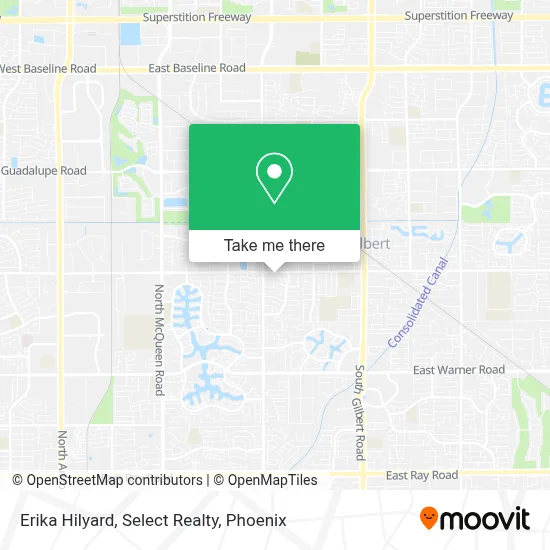 Erika Hilyard, Select Realty map