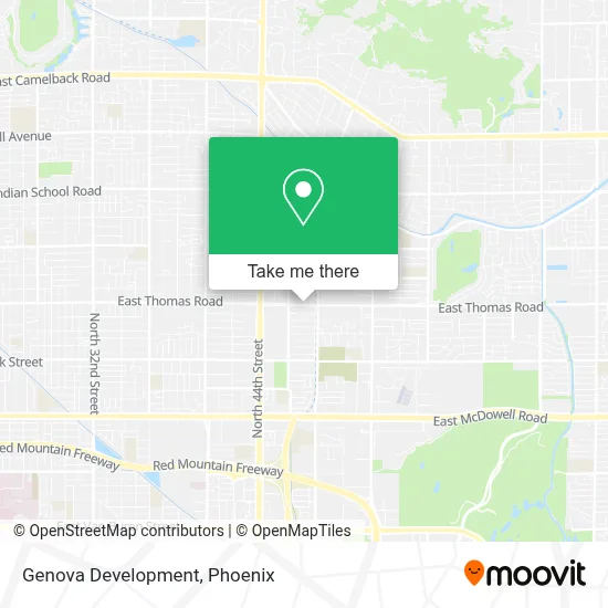 Genova Development map
