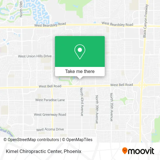 Kimel Chiropractic Center map