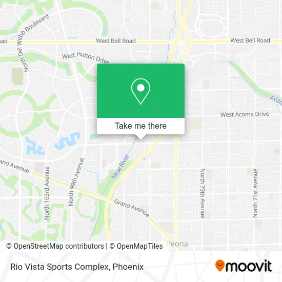Rio Vista Sports Complex map
