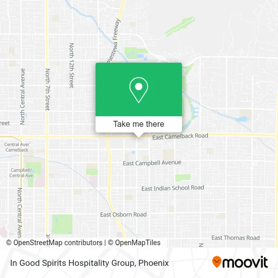 In Good Spirits Hospitality Group map