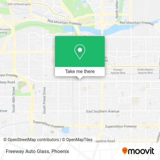 Freeway Auto Glass map
