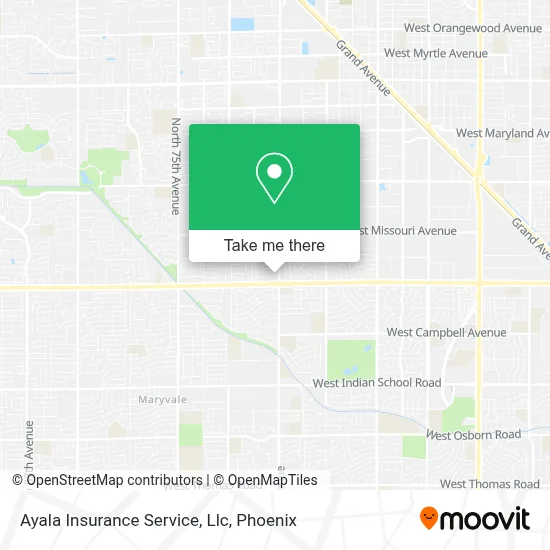 Ayala Insurance Service, Llc map