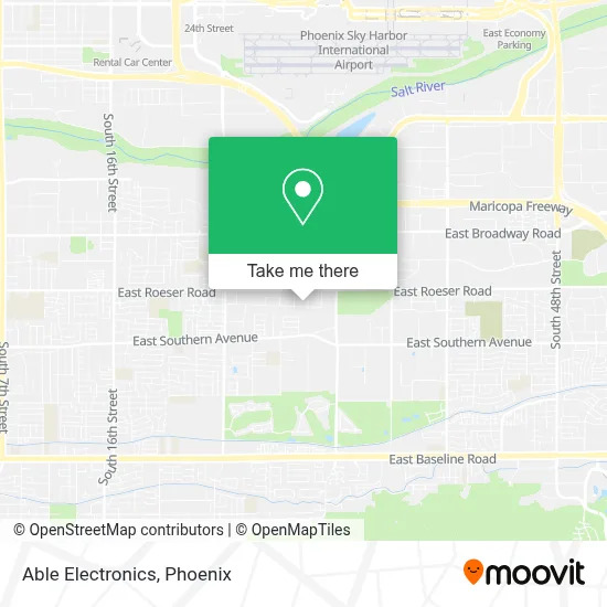 Able Electronics map
