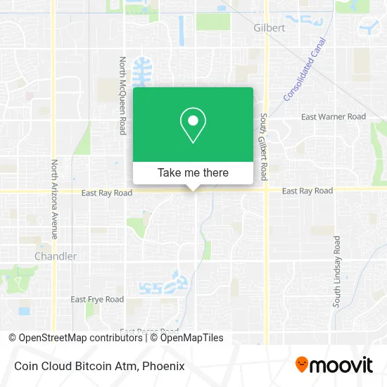 Coin Cloud Bitcoin Atm map