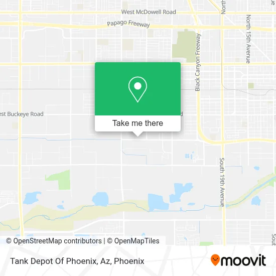 Tank Depot Of Phoenix, Az map