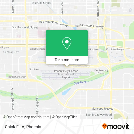Chick-Fil-A map