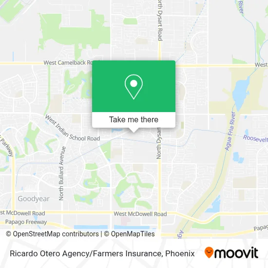 Ricardo Otero Agency / Farmers Insurance map