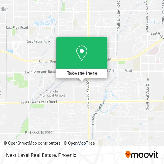 Next Level Real Estate map