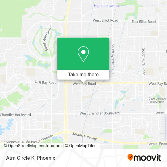 Atm Circle K map