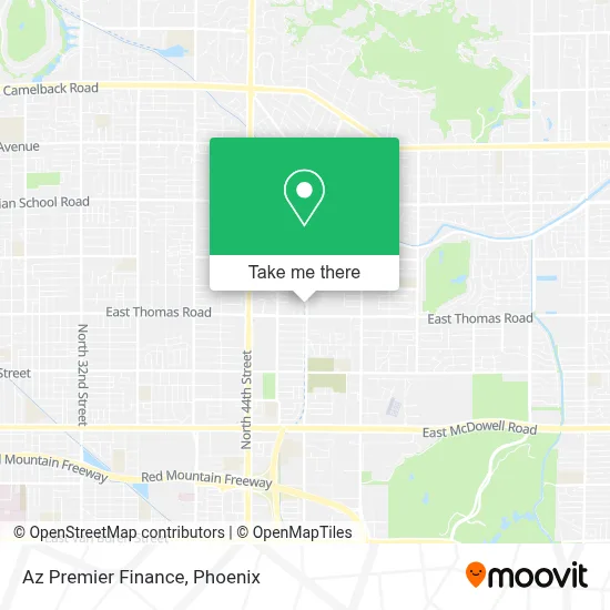 Az Premier Finance map