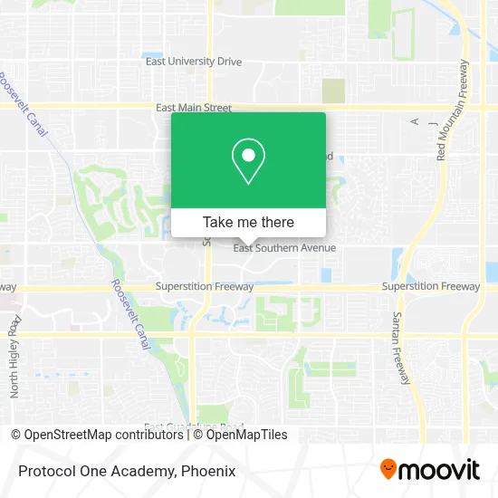 Protocol One Academy map