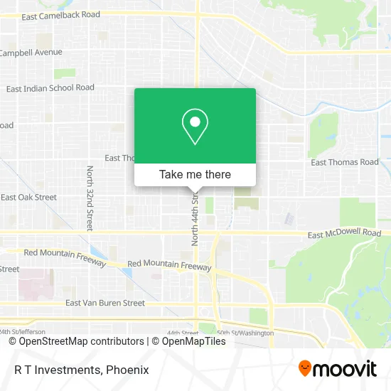 R T Investments map