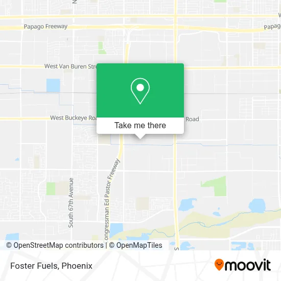 Foster Fuels map