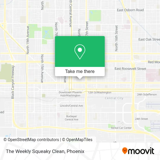 The Weekly Squeaky Clean map