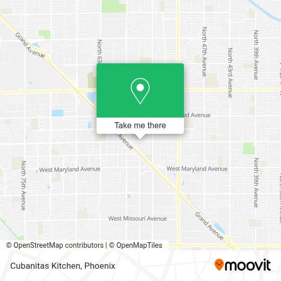 Cubanitas Kitchen map