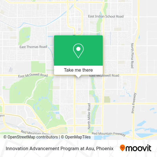 Innovation Advancement Program at Asu map
