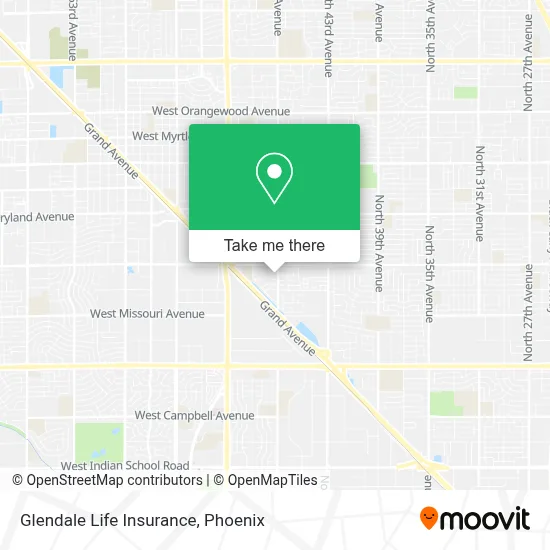 Glendale Life Insurance map