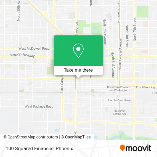 100 Squared Financial map