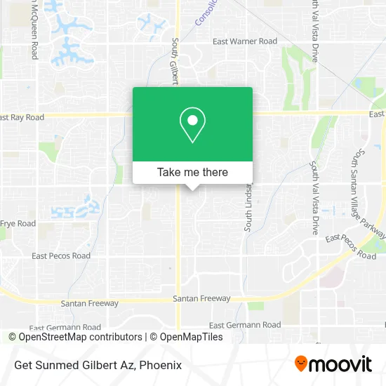 Get Sunmed Gilbert Az map