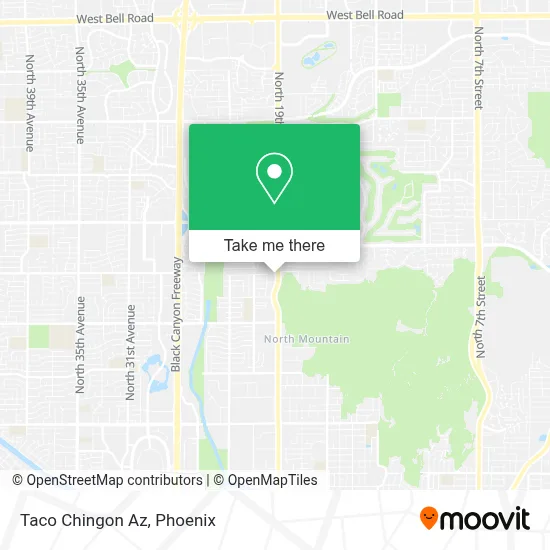 Taco Chingon Az map
