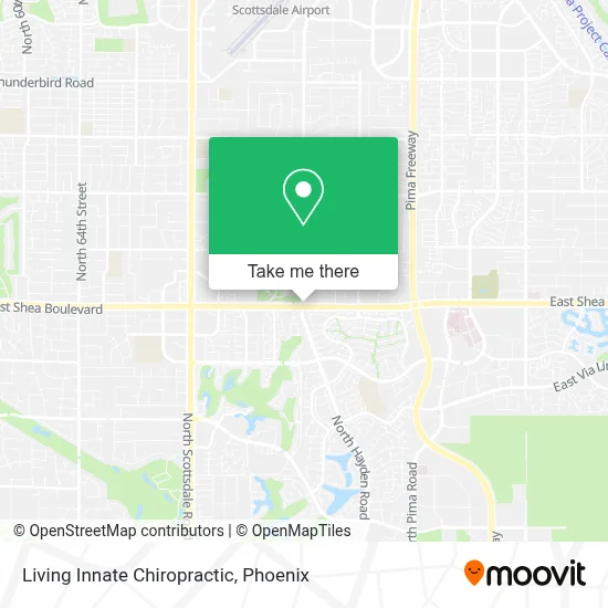 Living Innate Chiropractic map