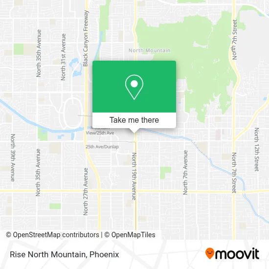 Rise North Mountain map