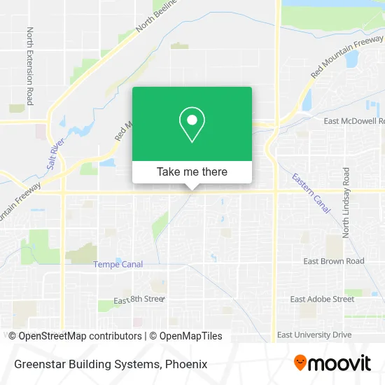 Greenstar Building Systems map