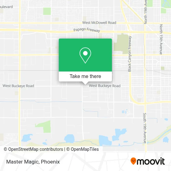 Master Magic map