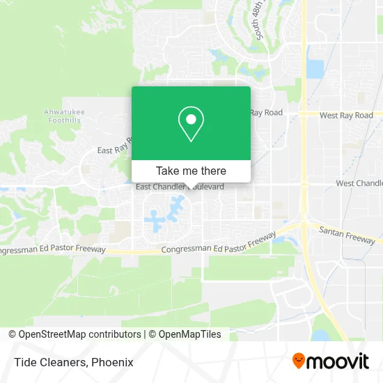 Tide Cleaners map