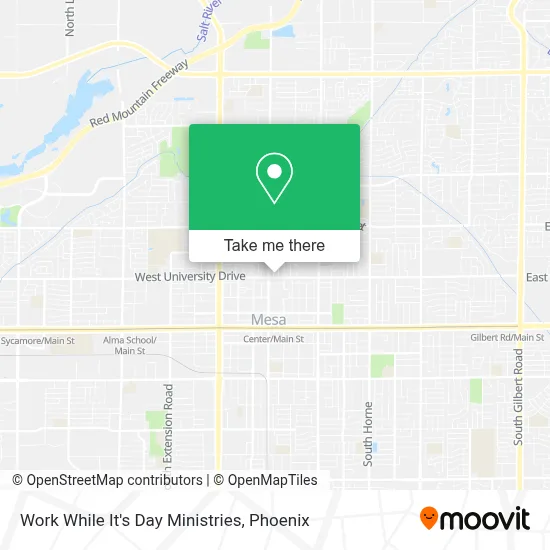 Work While It's Day Ministries map
