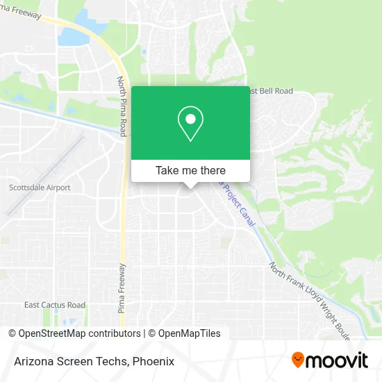 Arizona Screen Techs map