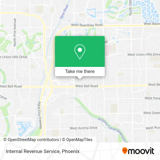 Internal Revenue Service map