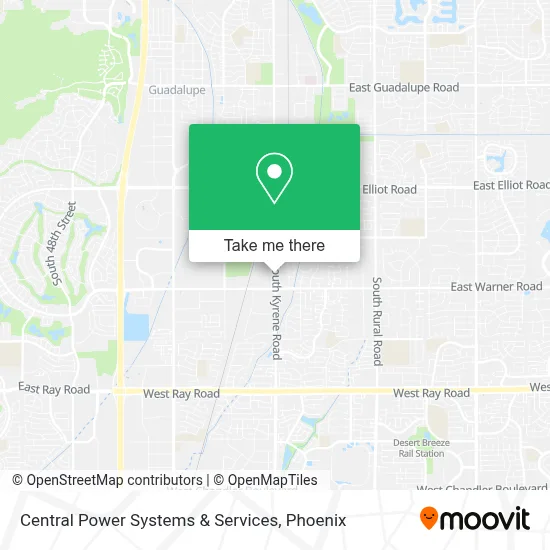 Central Power Systems & Services map