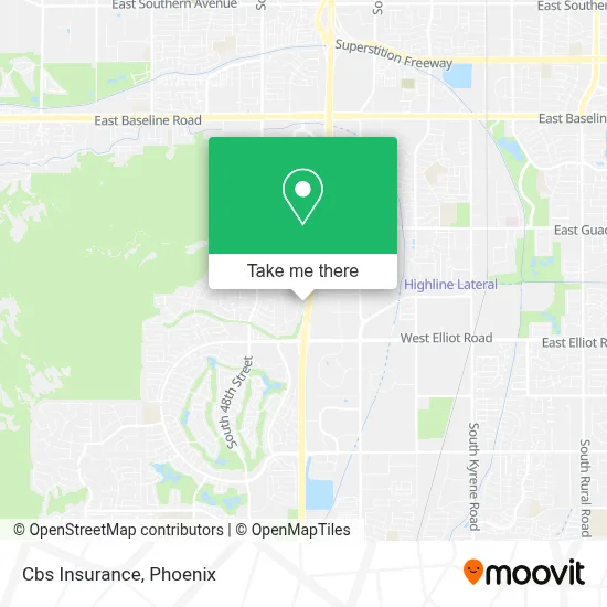 Cbs Insurance map